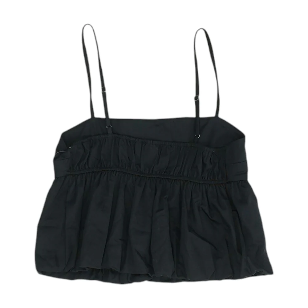 Black Cropped Blouse - Image 2