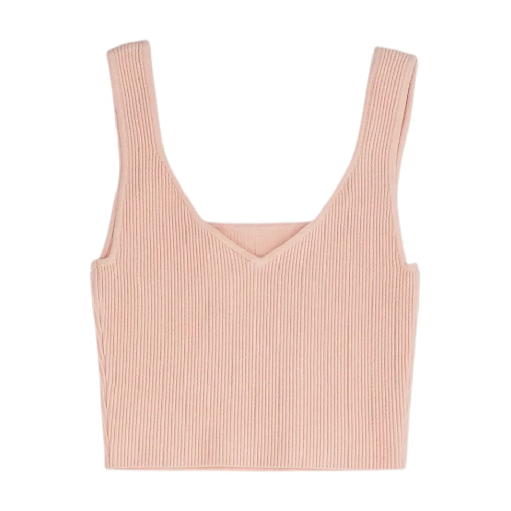Peach Cropped Blouse - Image 2