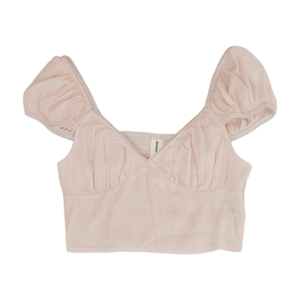 Pink Cropped Blouse