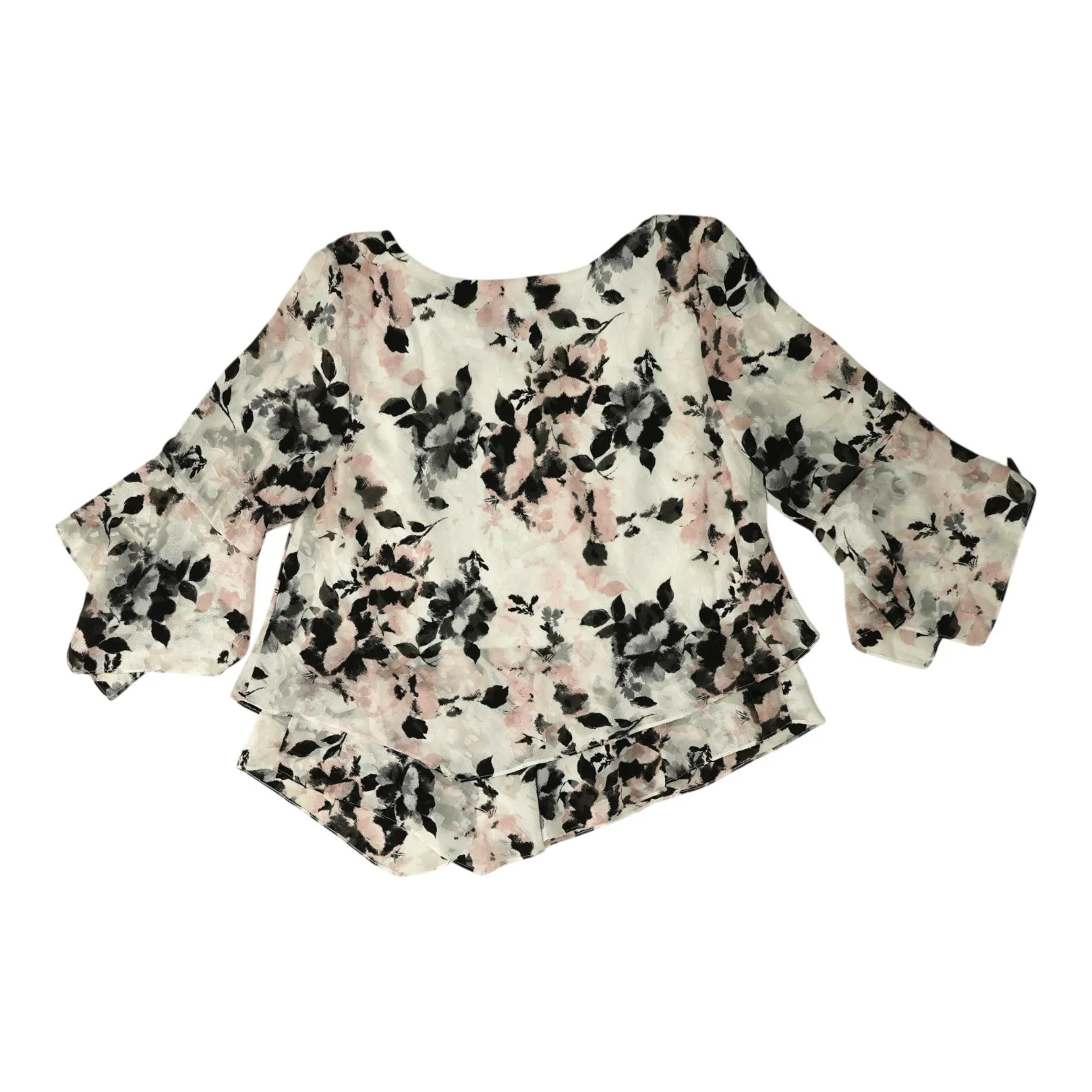 White Floral Blouse - Image 2