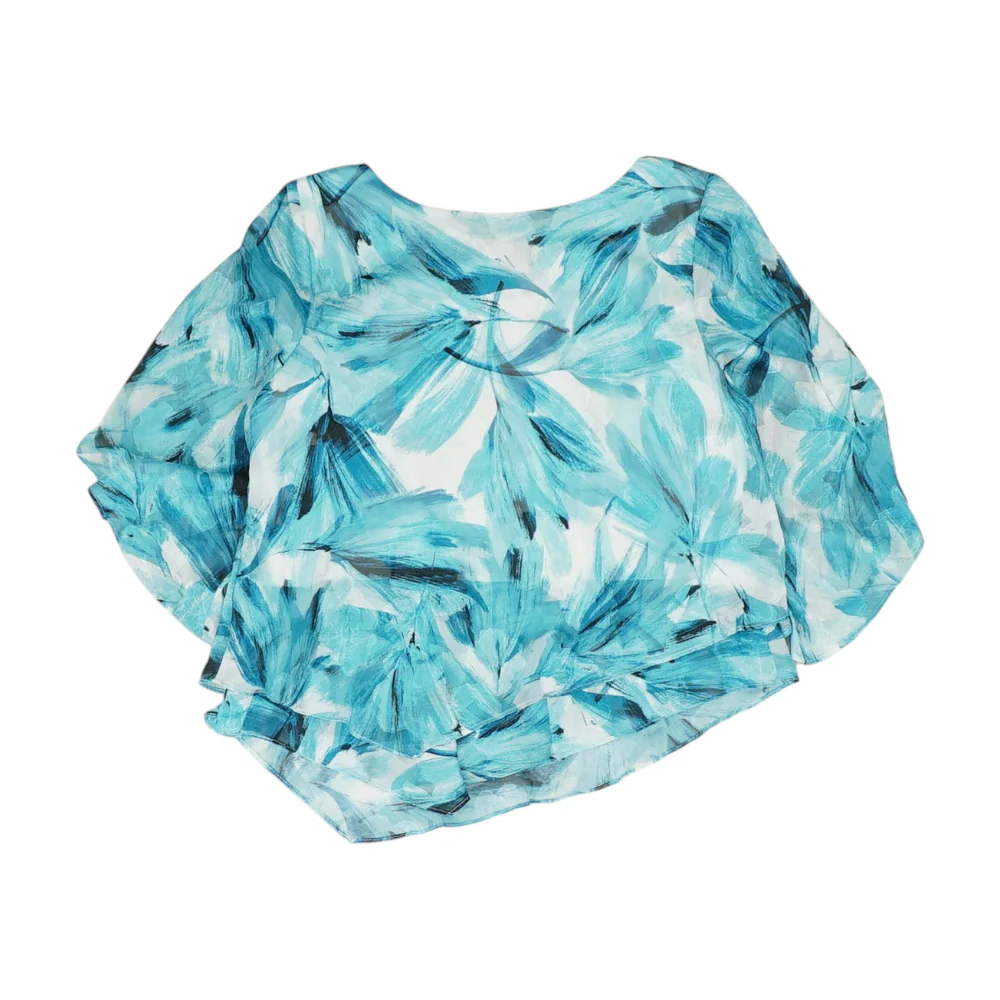 Blue Print Blouse - Image 2