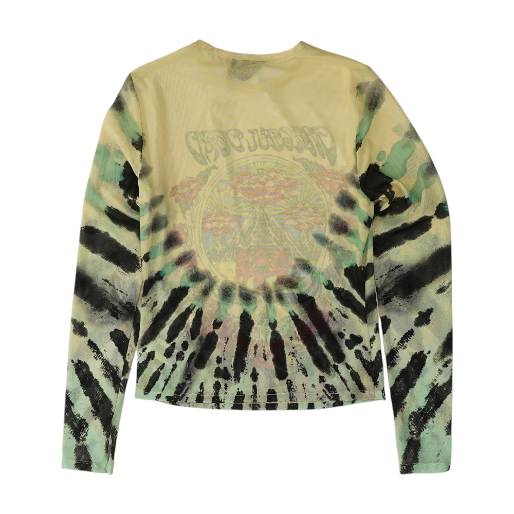 Beige Tie-Dye Blouse - Image 2
