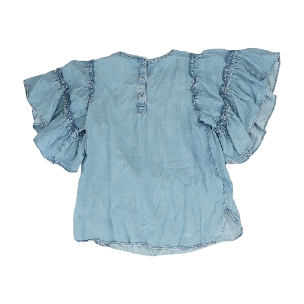 Blue Petite Blouse - Image 2