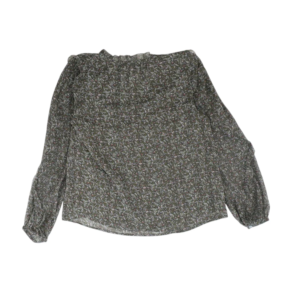 Green Floral Blouse - Image 2