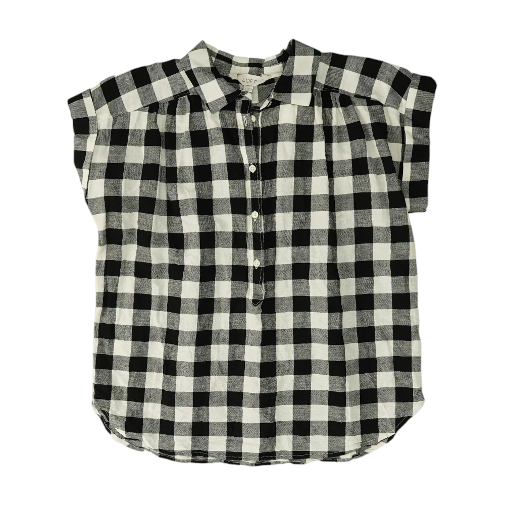 Black Check Blouse