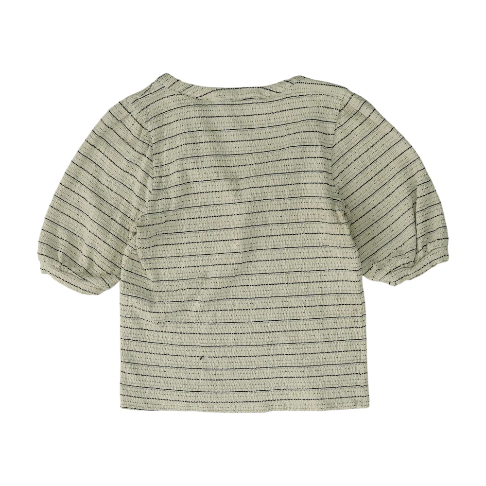 White Striped Blouse - Image 2