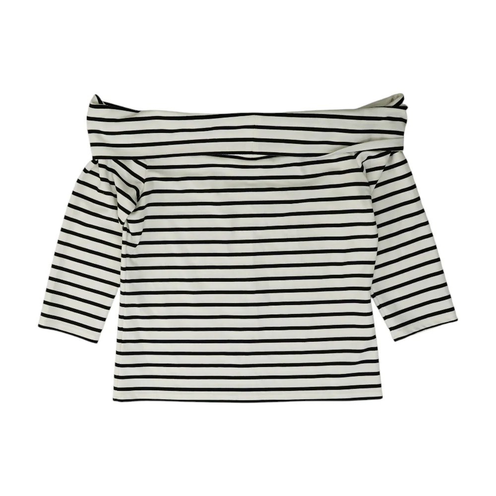 Black Striped Blouse - Image 2