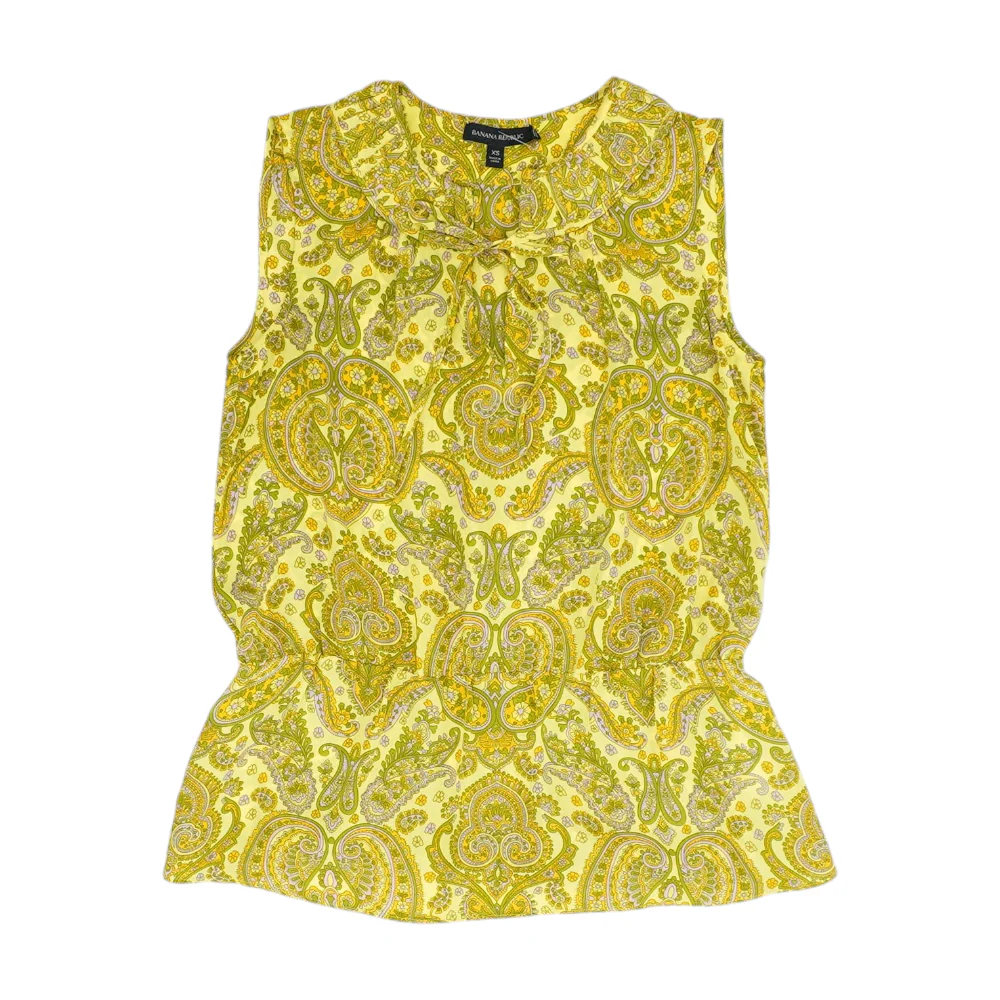 Green Paisley Blouse
