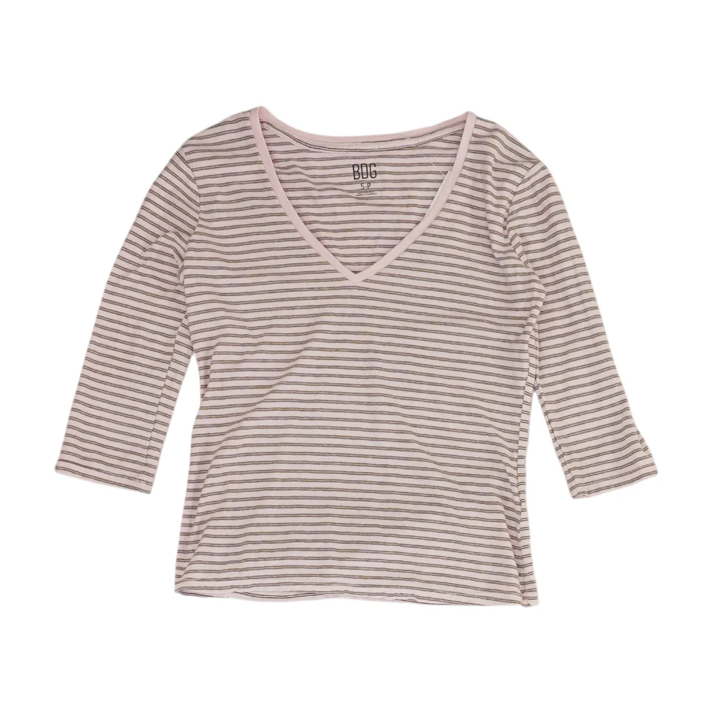 Pink Striped Blouse