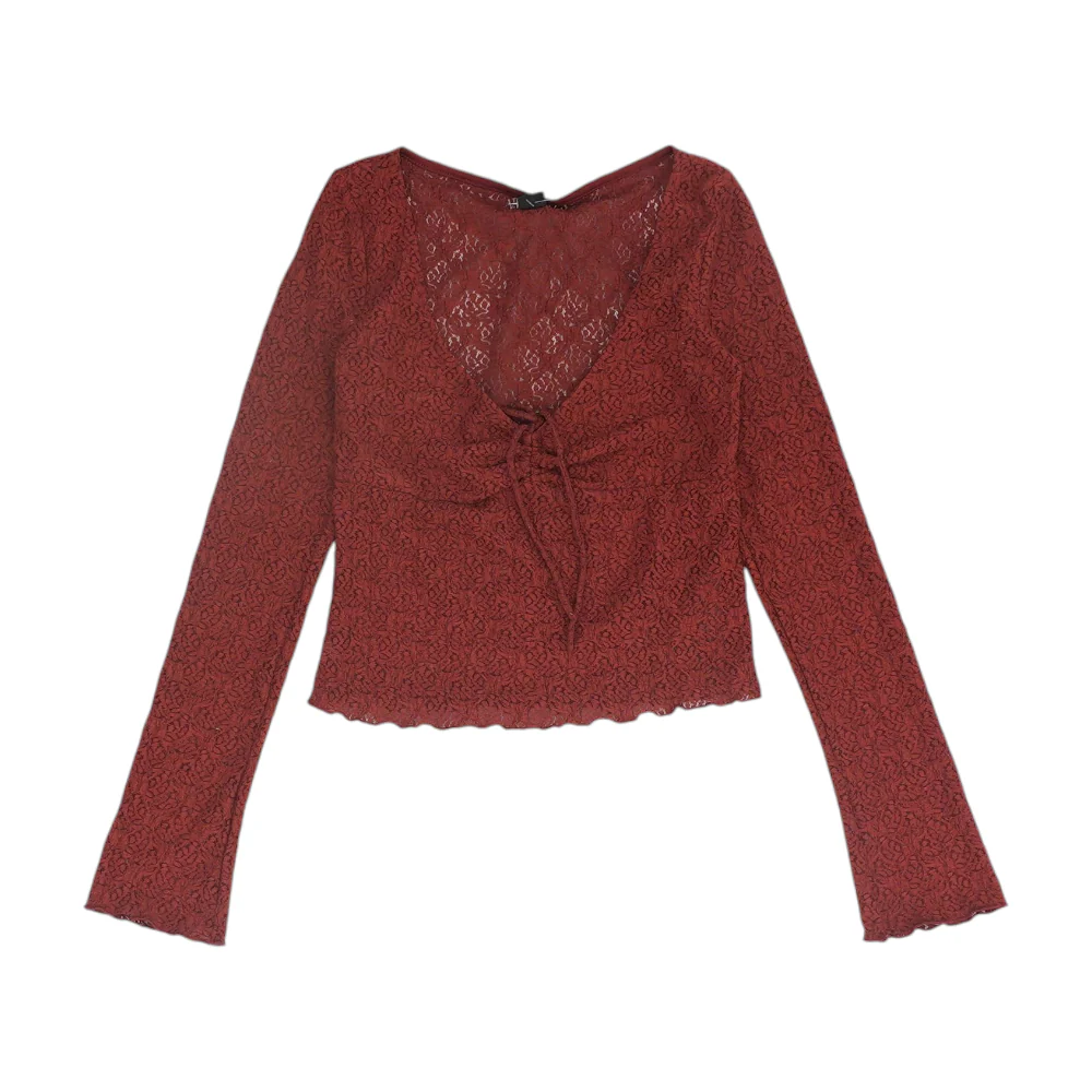 Burgundy Blouse