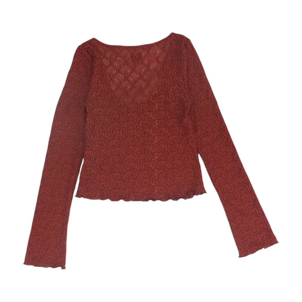Burgundy Blouse - Image 2