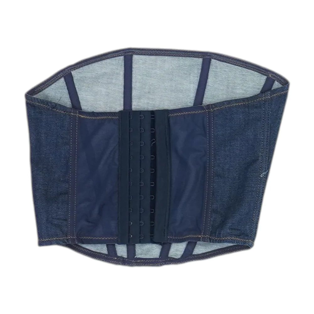 Navy Cropped Blouse - Image 2