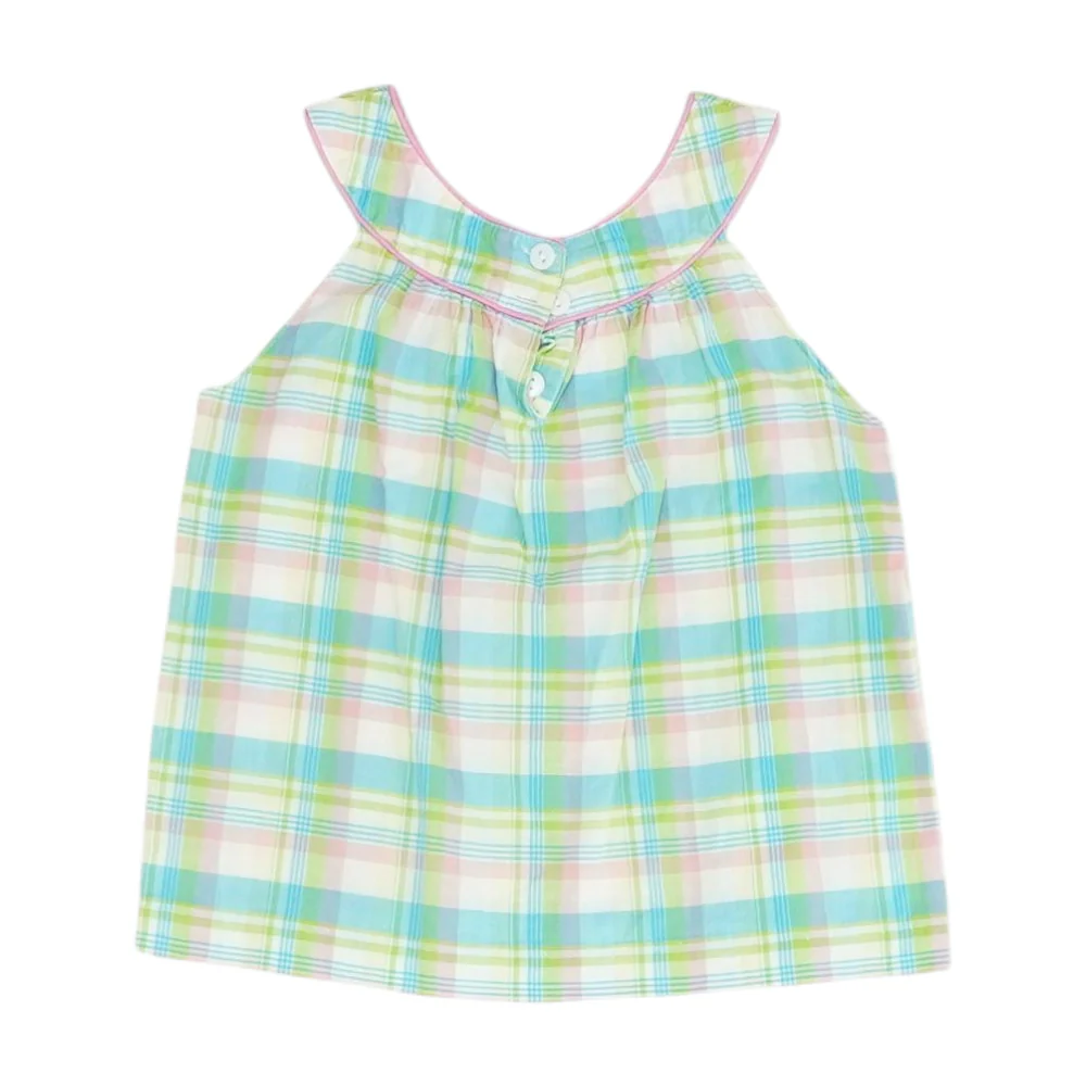 Blue Plaid Blouse - Image 2