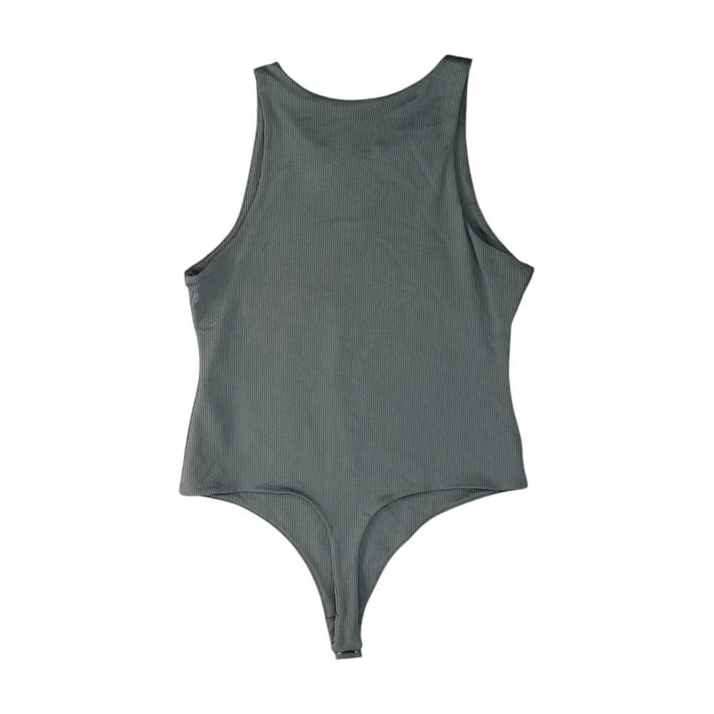Gray Bodysuit Blouse - Image 2