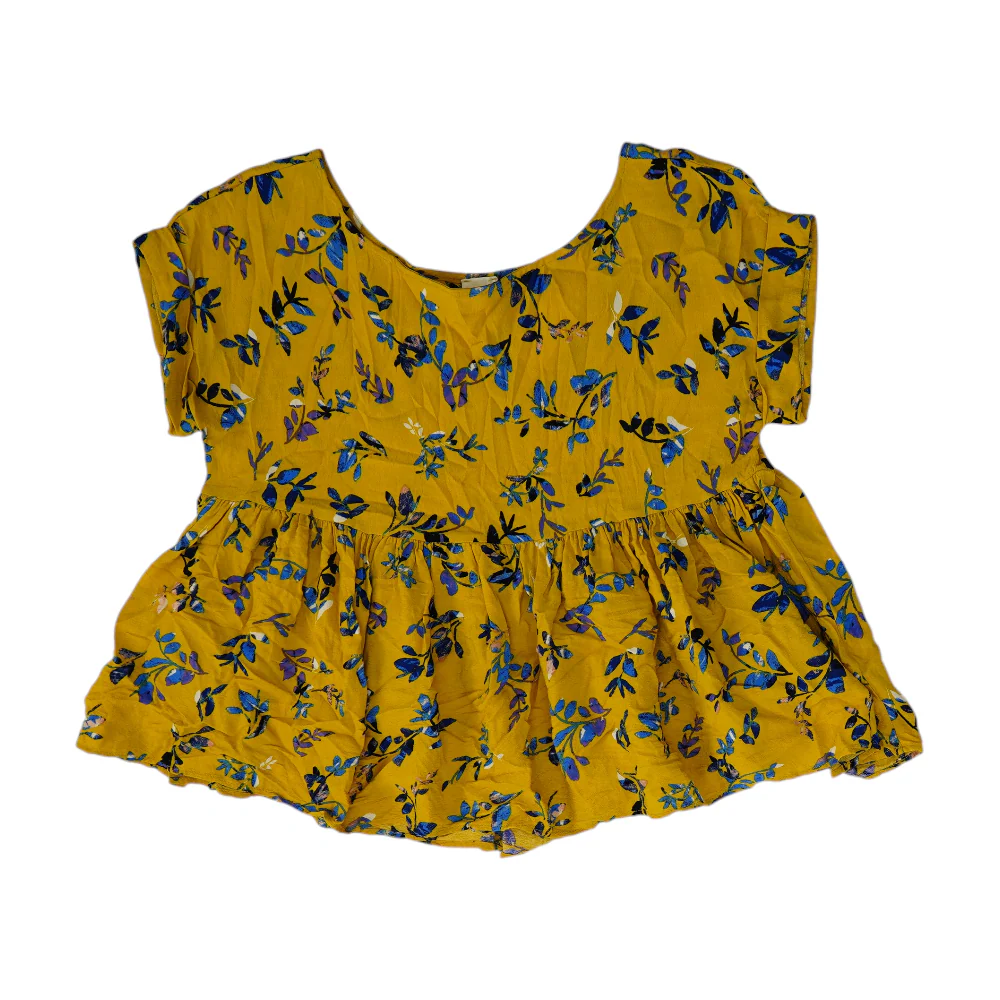 Yellow Floral Blouse