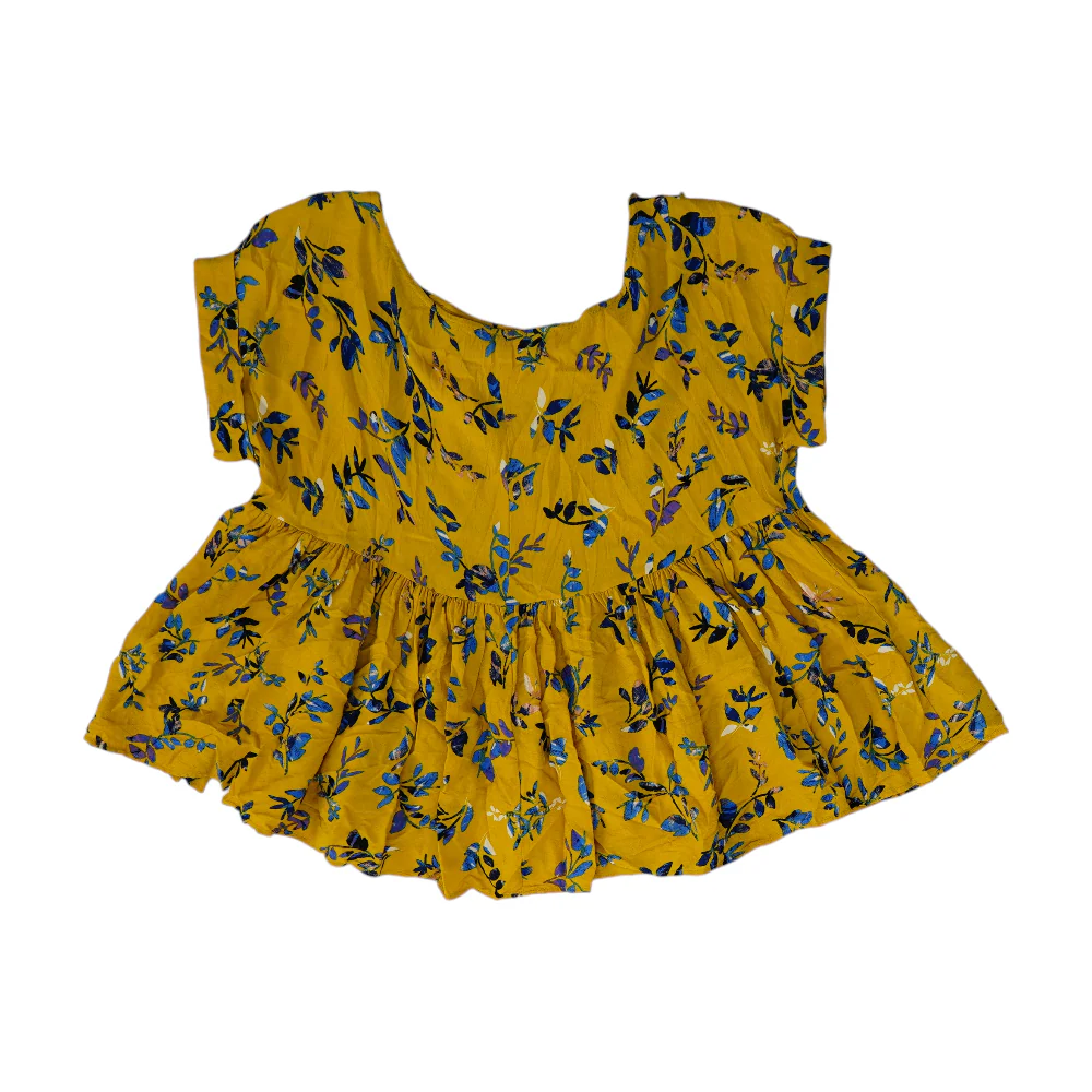 Yellow Floral Blouse - Image 2