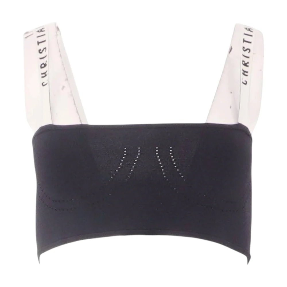 Black Stretch Viscose Bralette