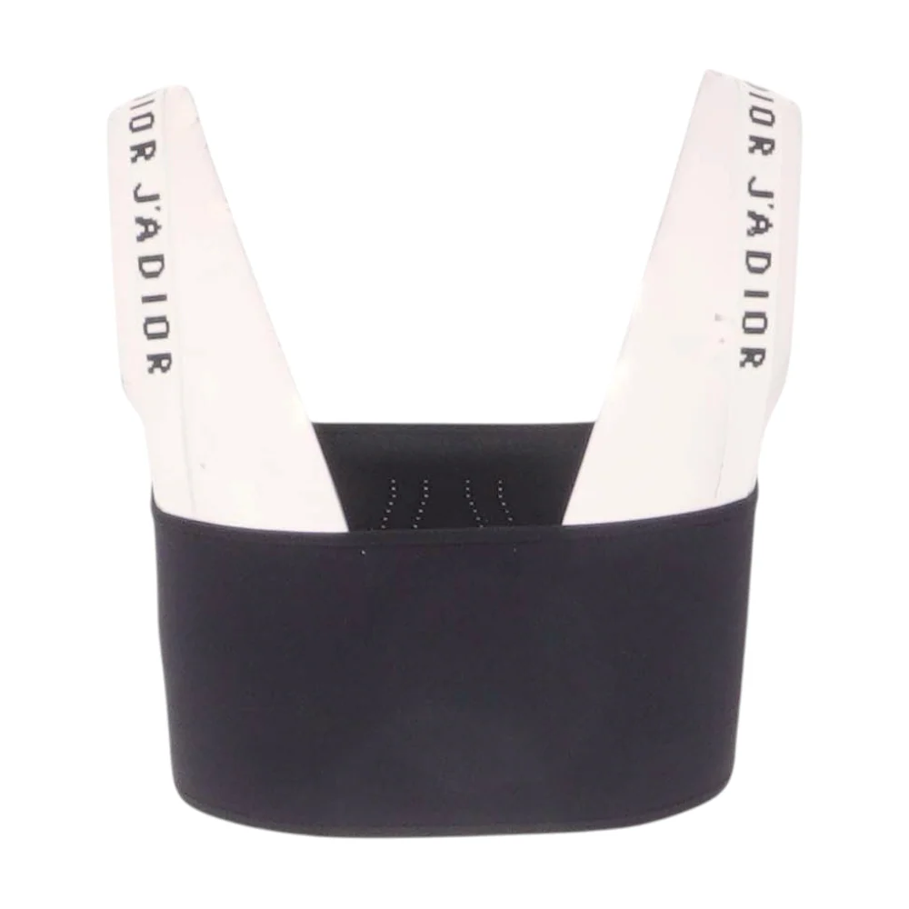 Black Stretch Viscose Bralette - Image 2