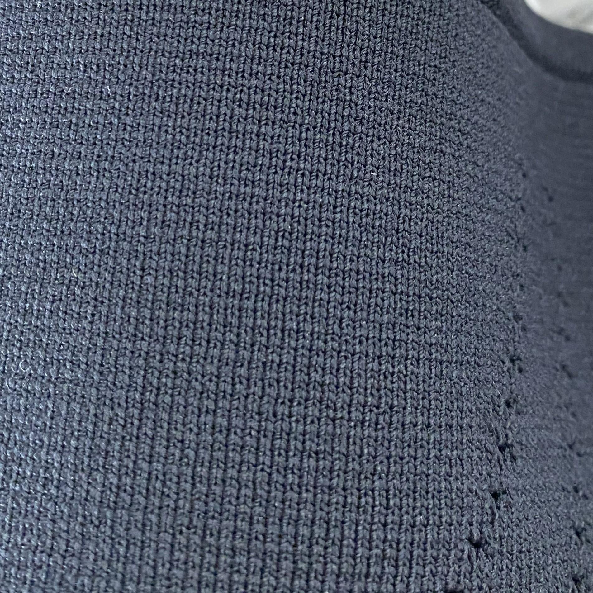 Black Stretch Viscose Bralette - Image 3