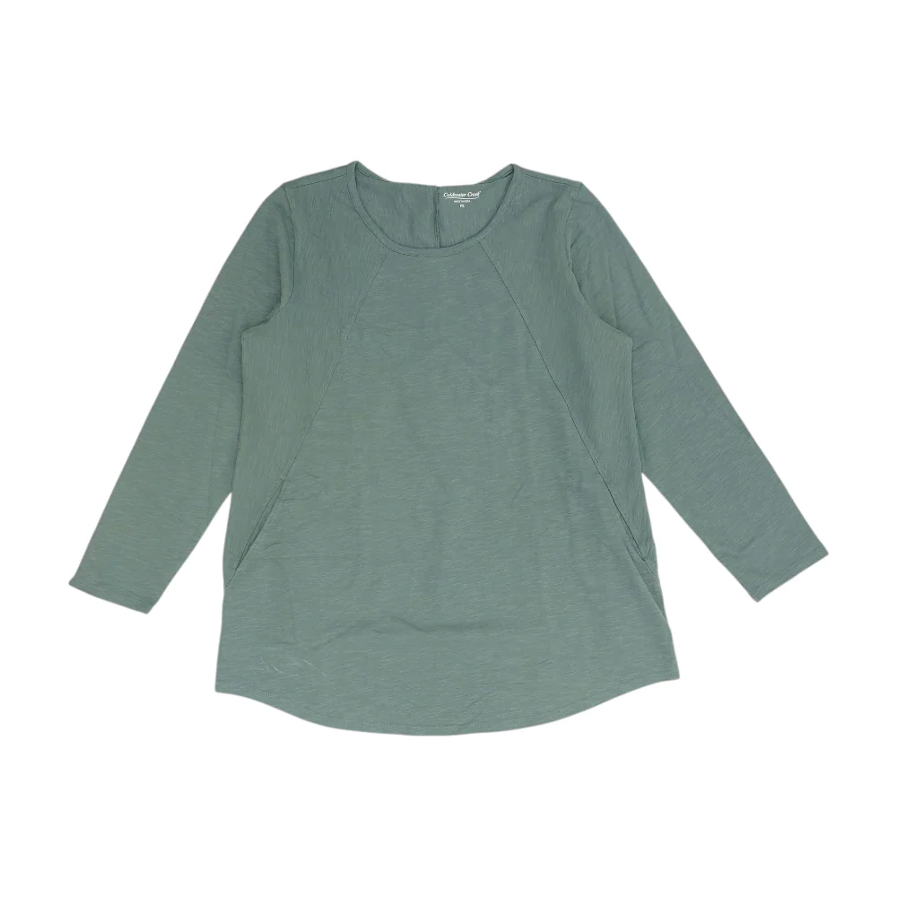 Green Petite Blouse