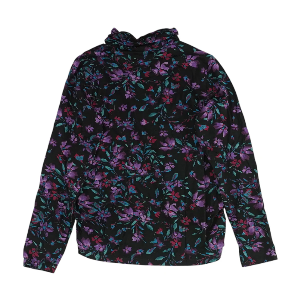 Black Floral Blouse - Image 2