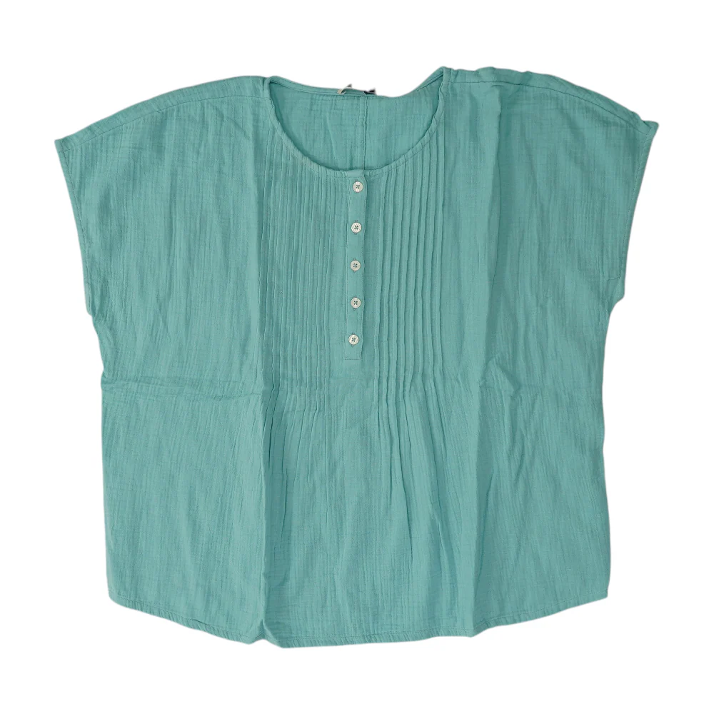 Blue Petite Blouse
