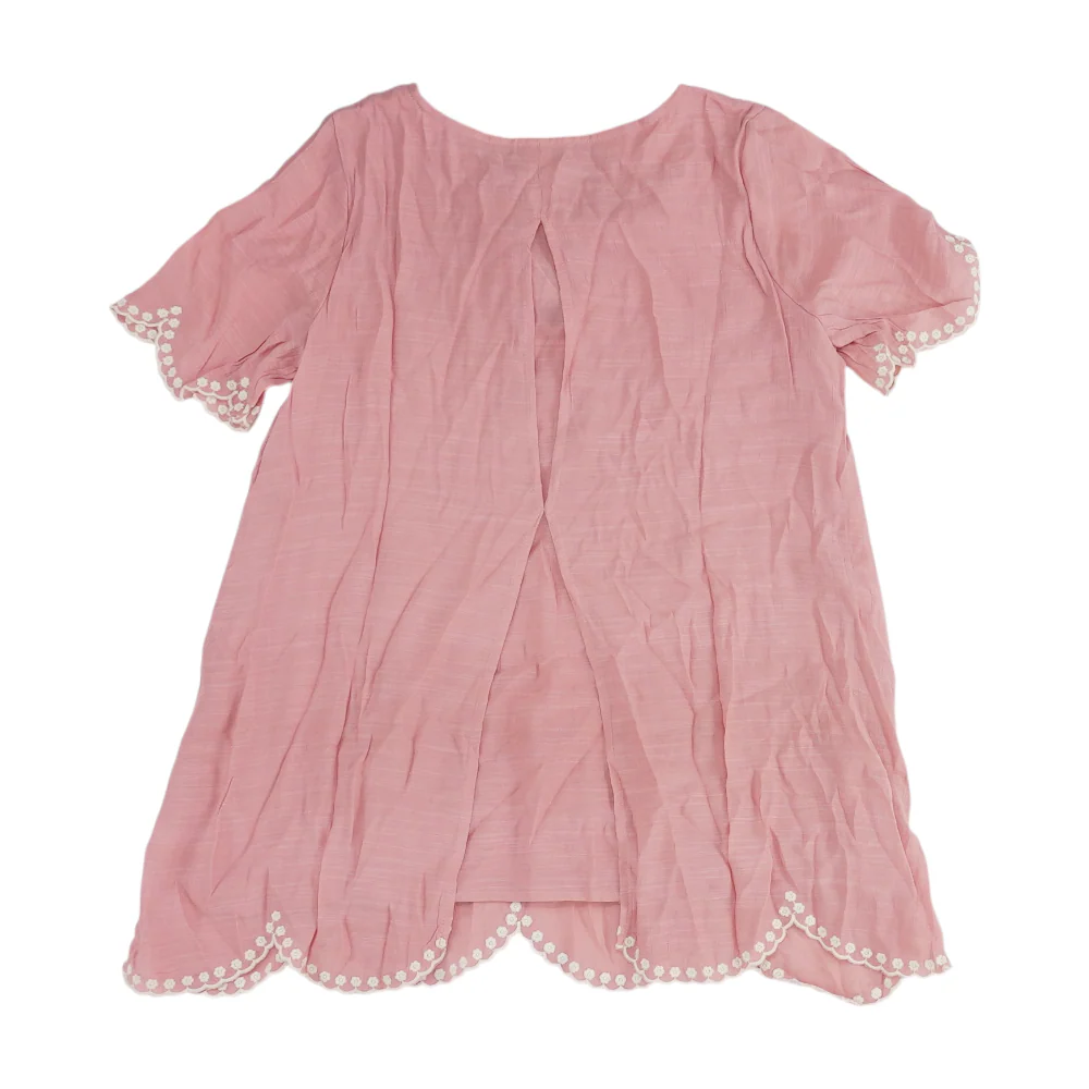 Pink Geometric Blouse - Image 2
