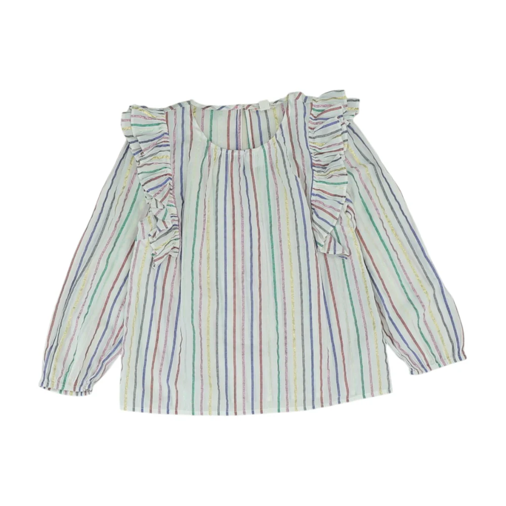White Striped Blouse