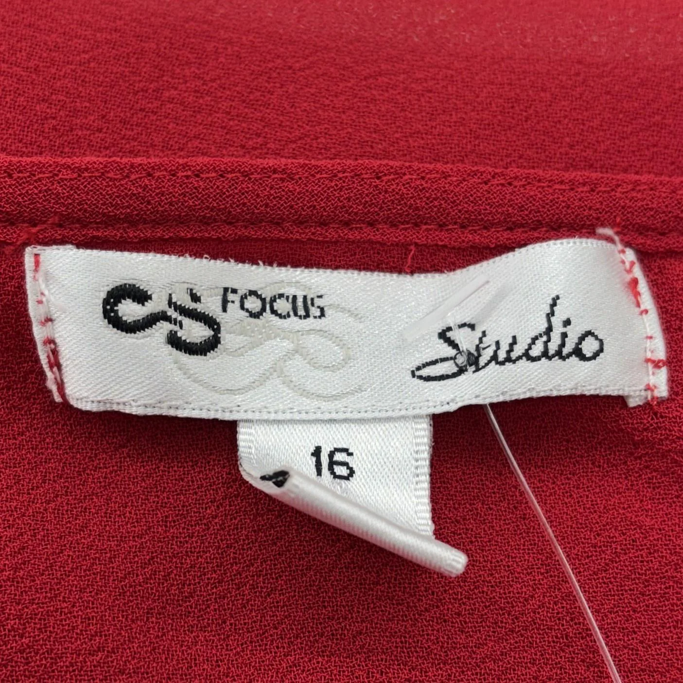 Vintage Red Blouse - Image 3