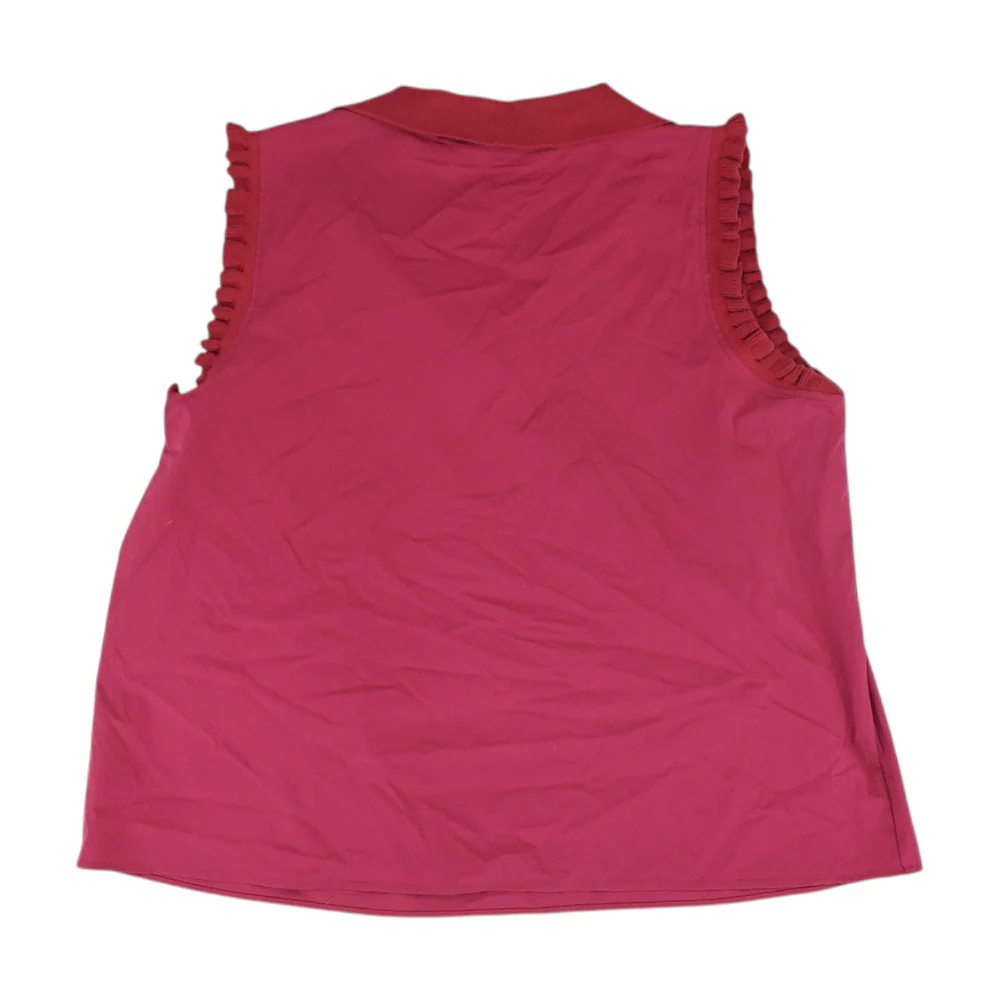 Burgundy Plus Blouse - Image 2