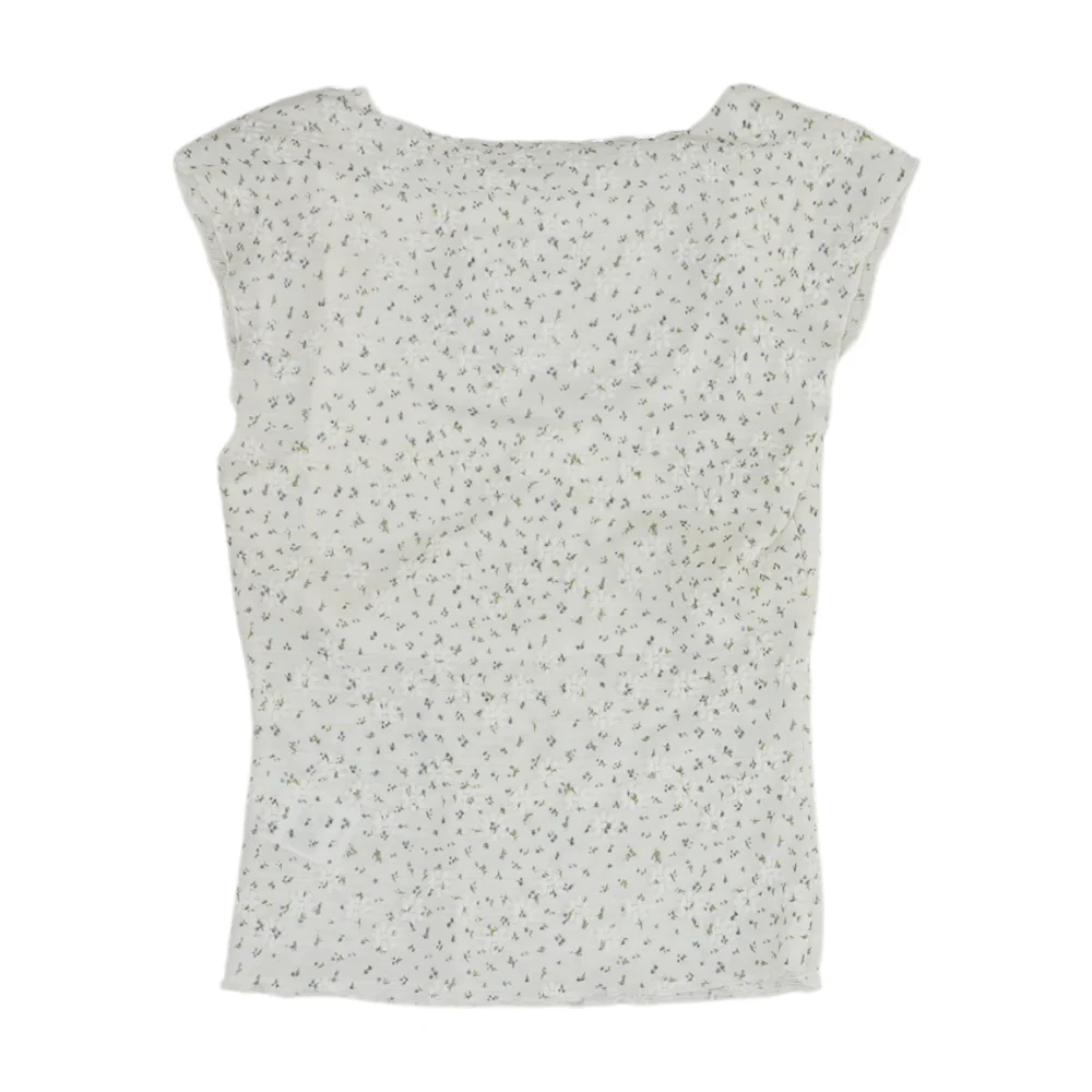 White Floral Blouse - Image 2