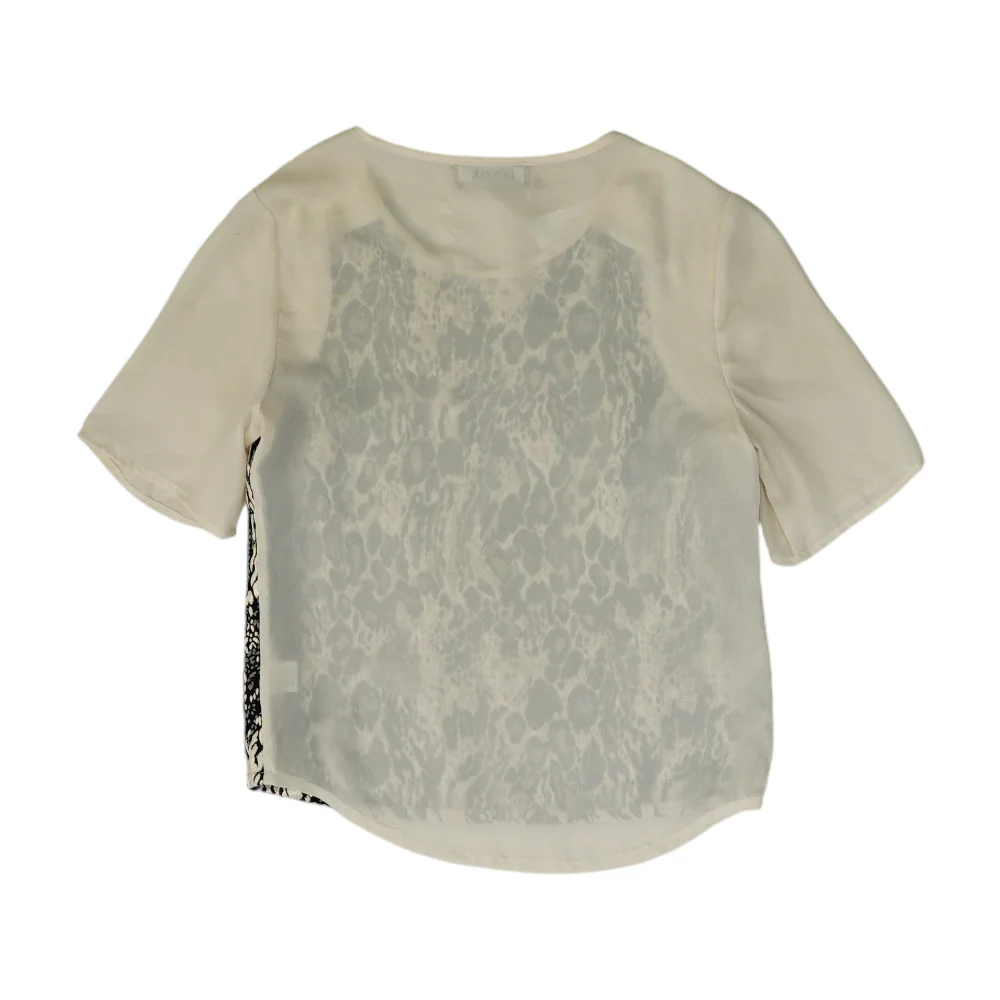 Beige Animal Print Blouse - Image 2