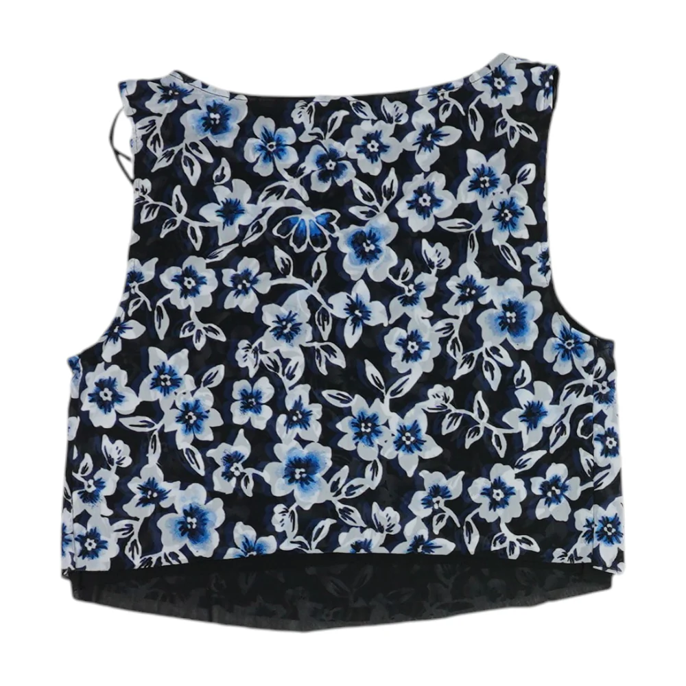 Blue Floral Blouse - Image 2