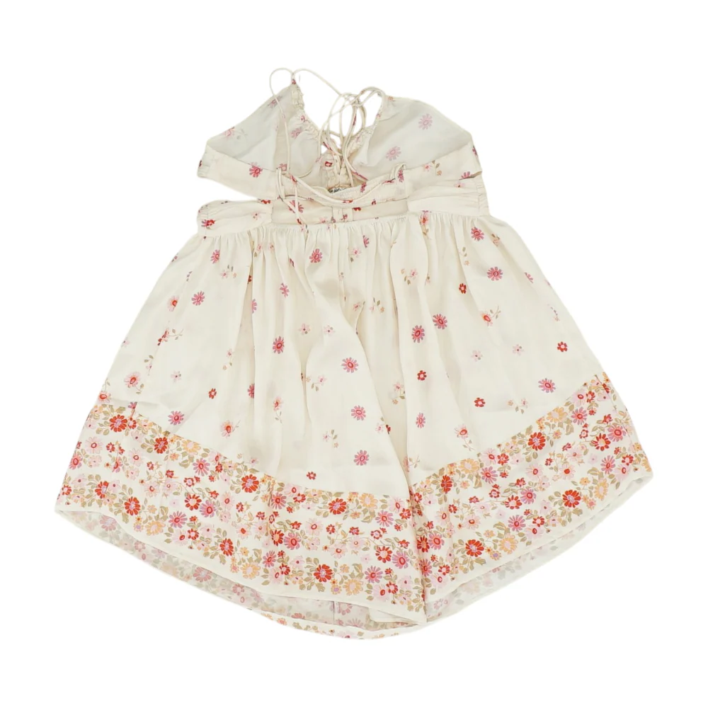 Beige Floral Blouse - Image 2
