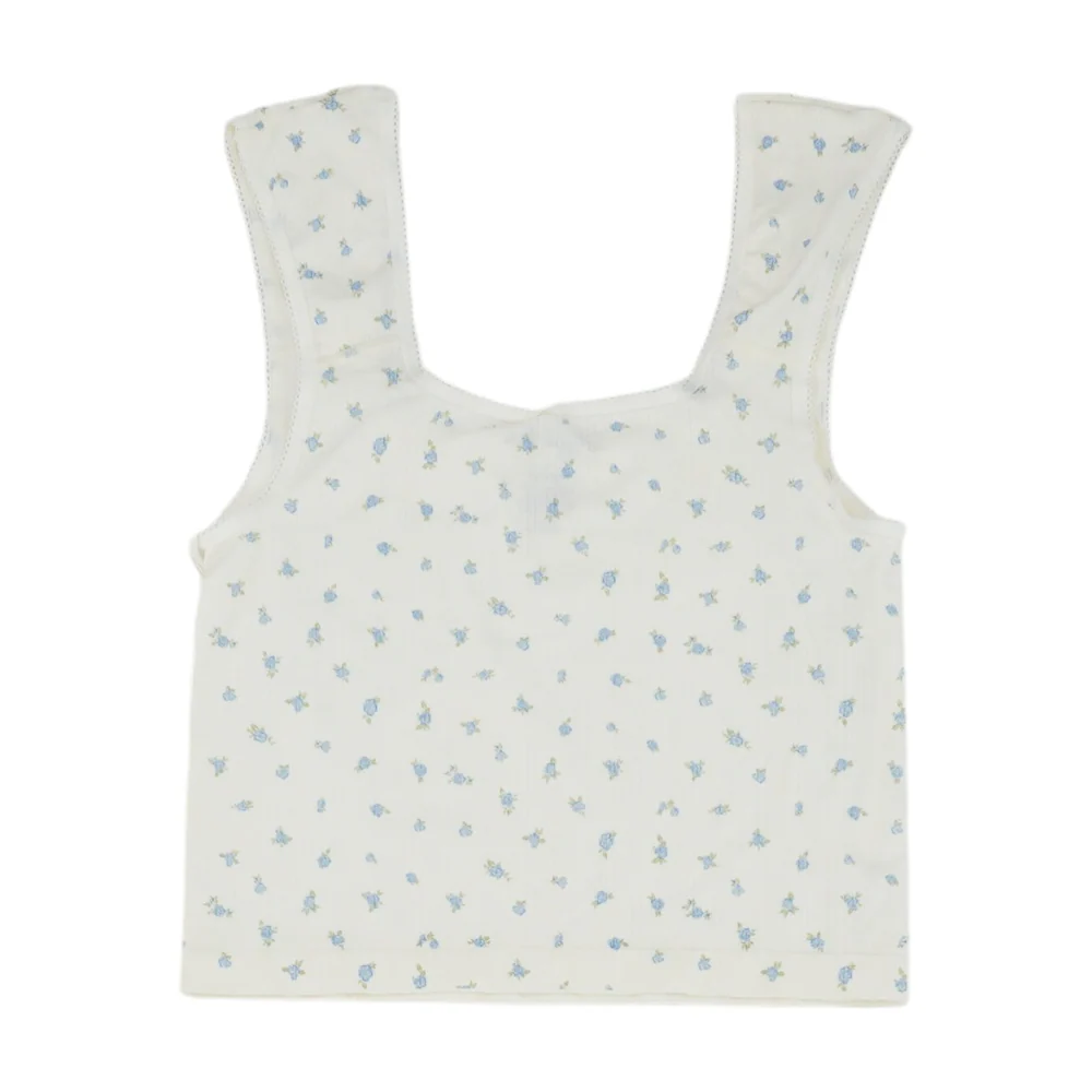 White Floral Blouse - Image 2