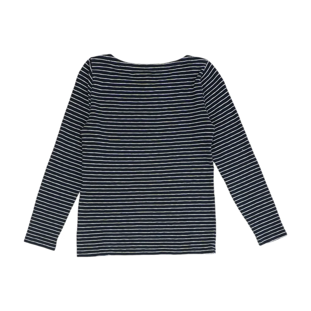 Navy Striped Blouse - Image 2