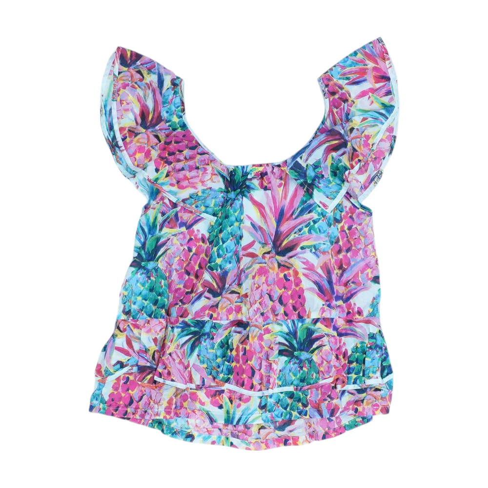 Pink Print Blouse - Image 2