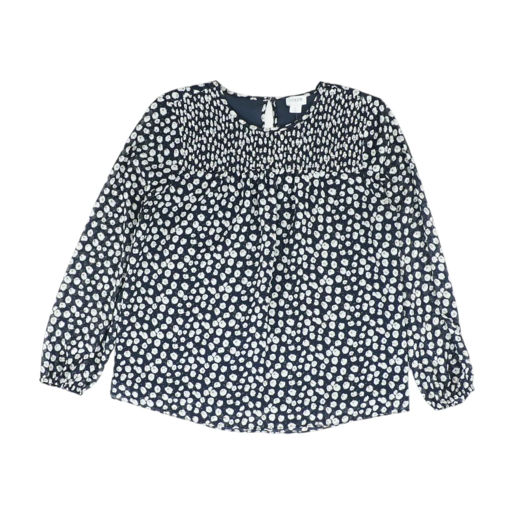 Navy Floral Blouse