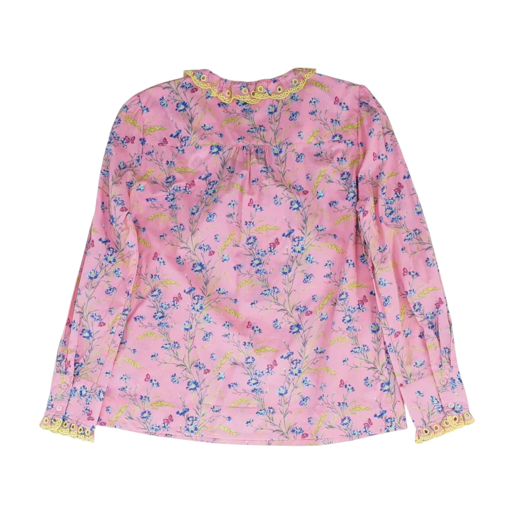Pink Floral Blouse - Image 2