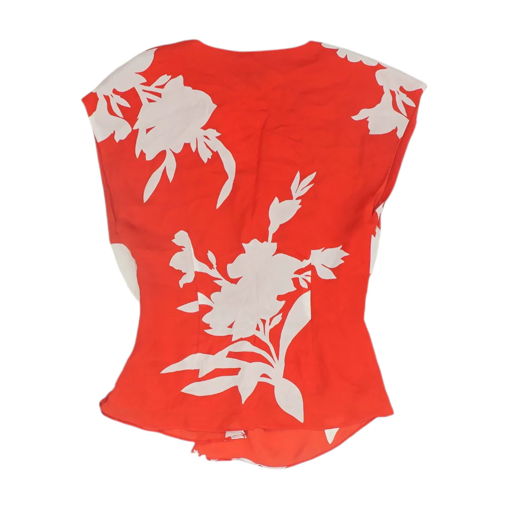 Red Print Blouse - Image 2