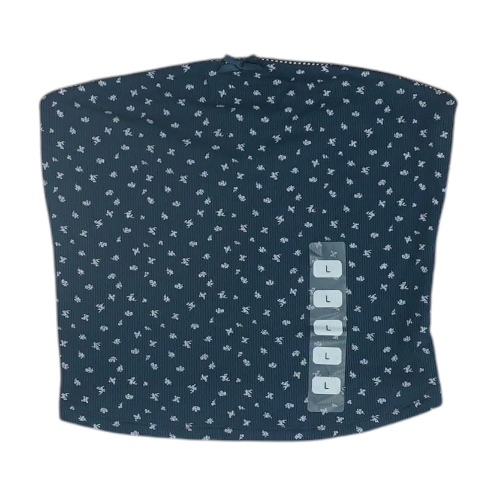 Navy Floral Blouse