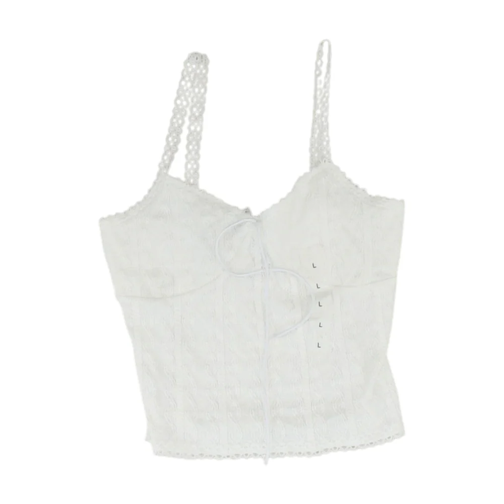 White Cropped Blouse