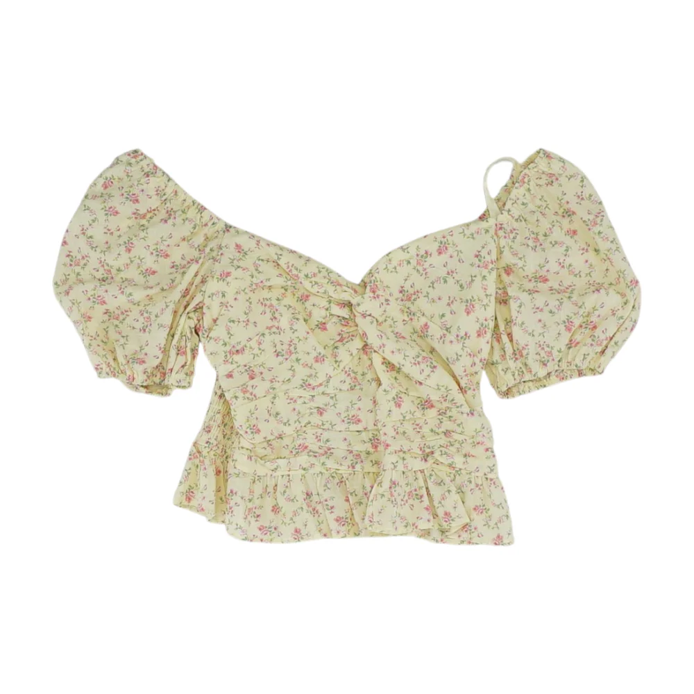 Yellow Floral Blouse