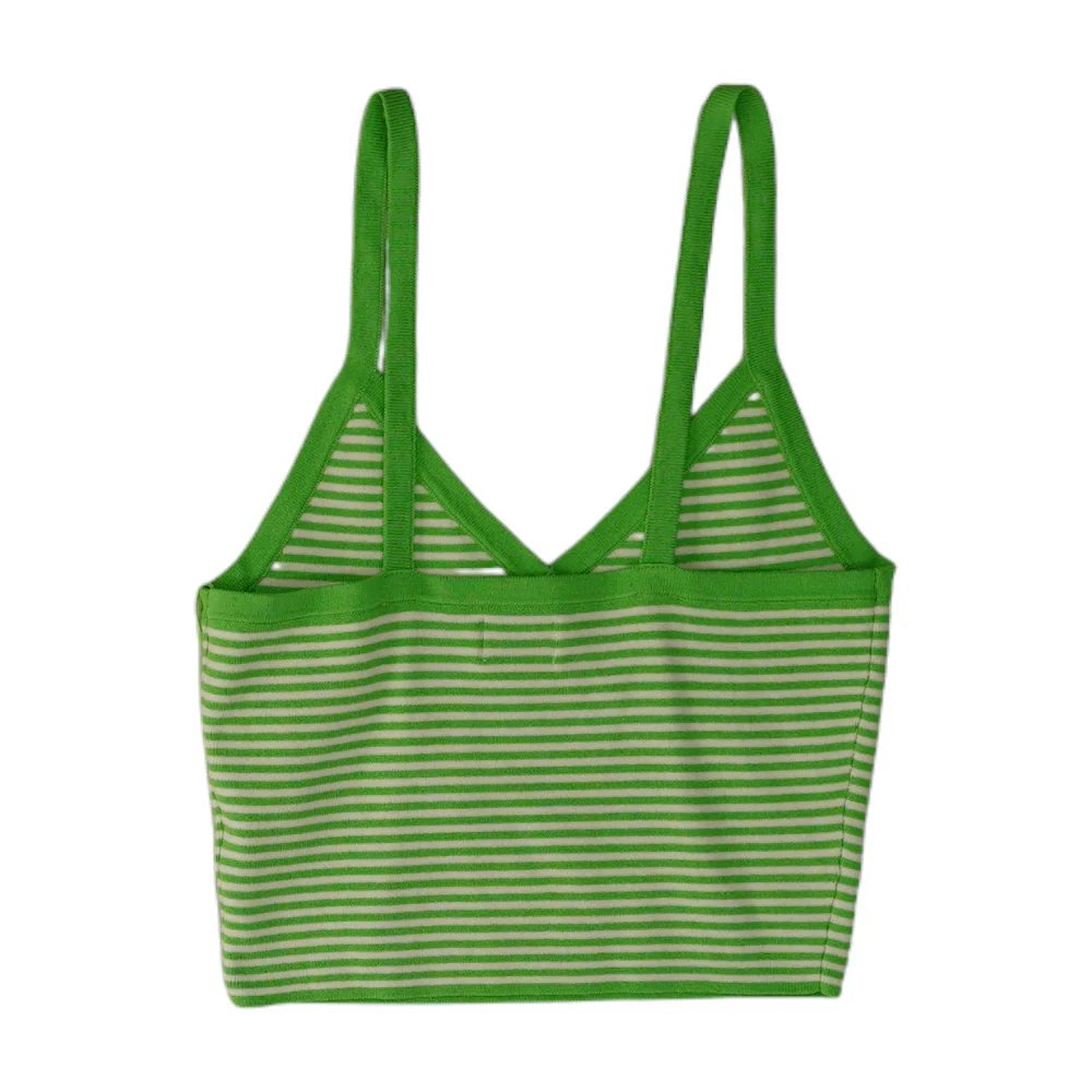 Green Striped Blouse - Image 2
