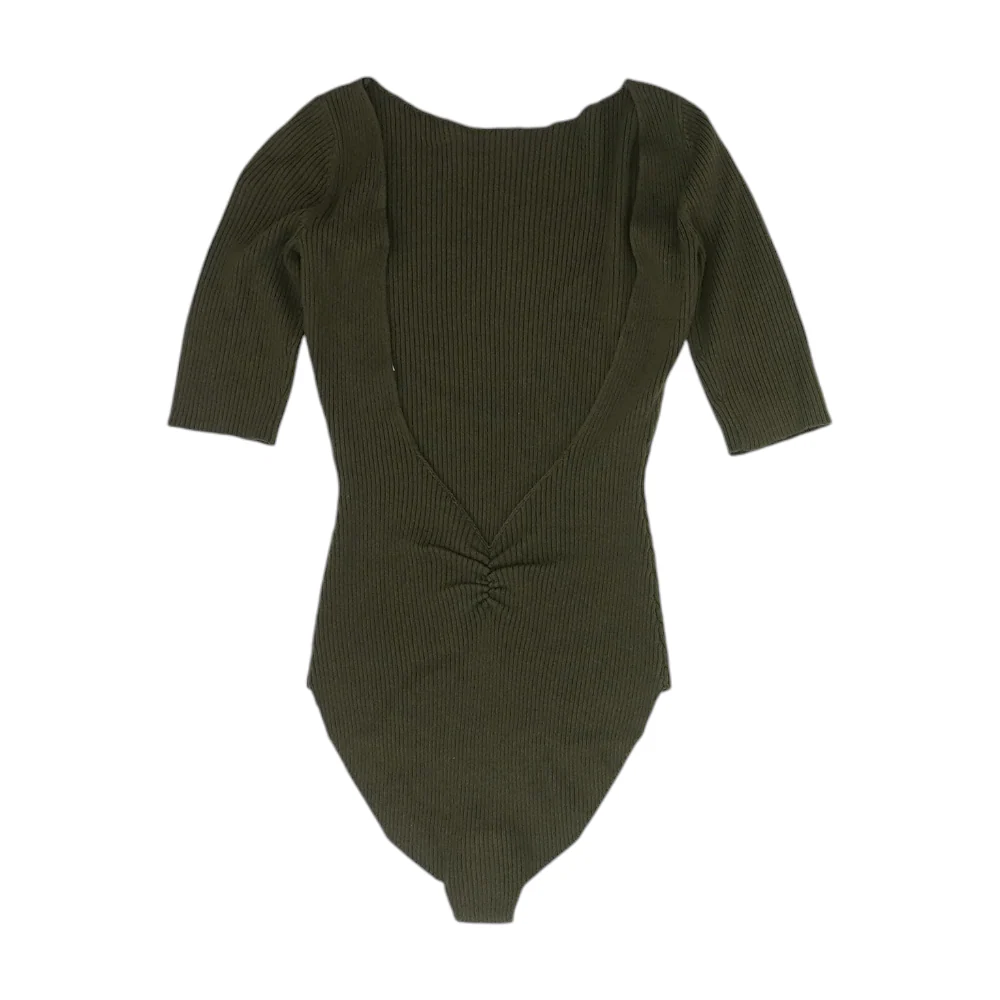 Green Bodysuit Blouse - Image 2