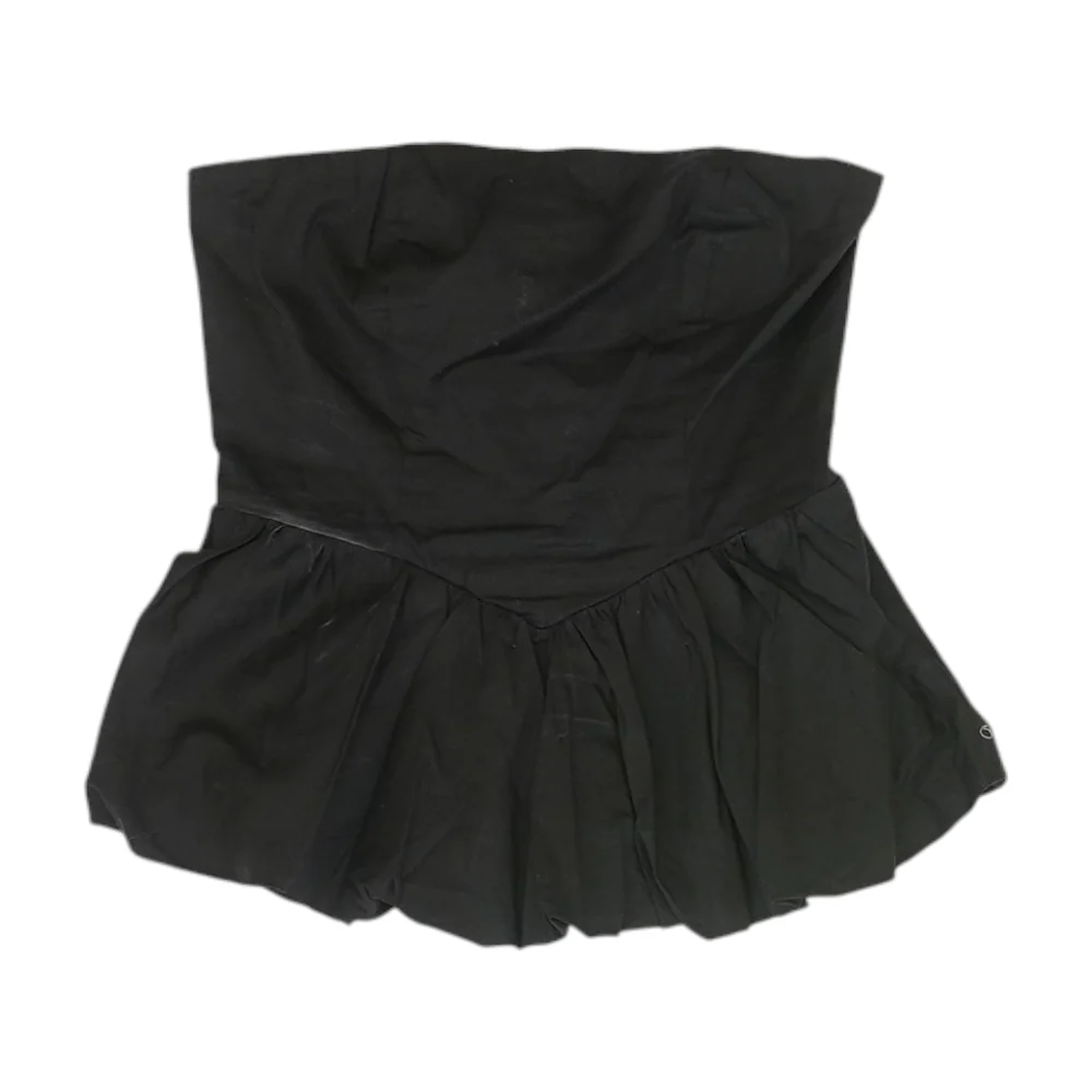 Black Cropped Blouse