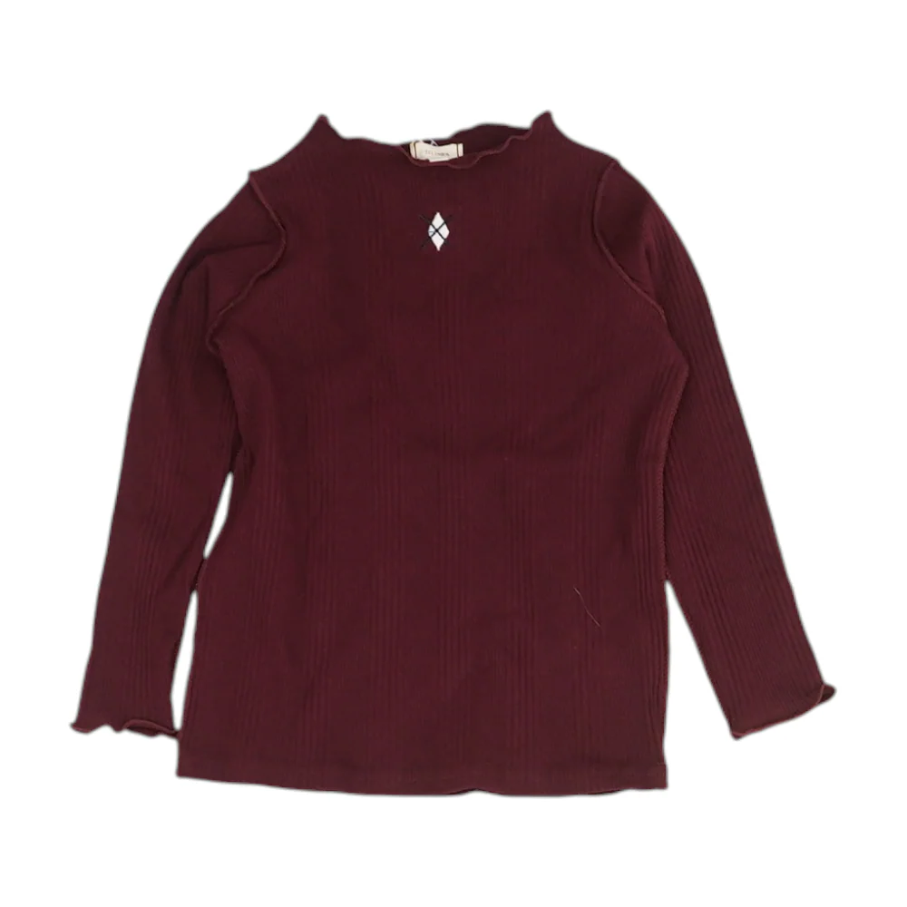 Maroon Blouse