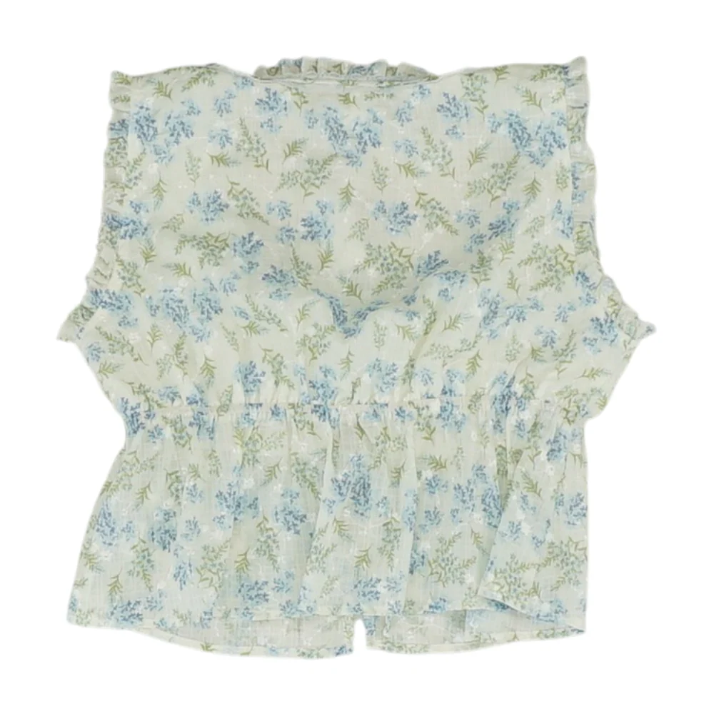White Floral Blouse - Image 2