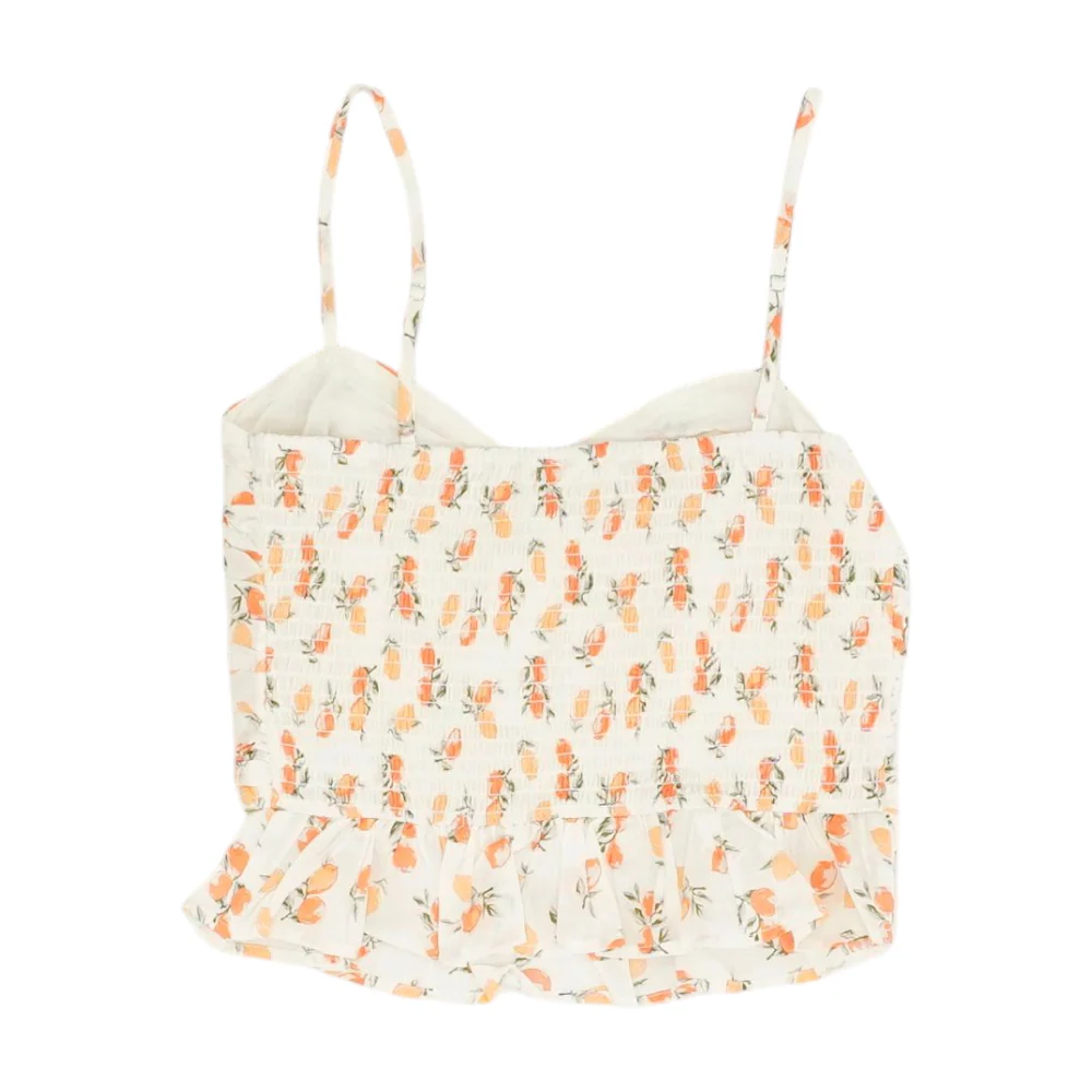 Orange Graphic Blouse - Image 2