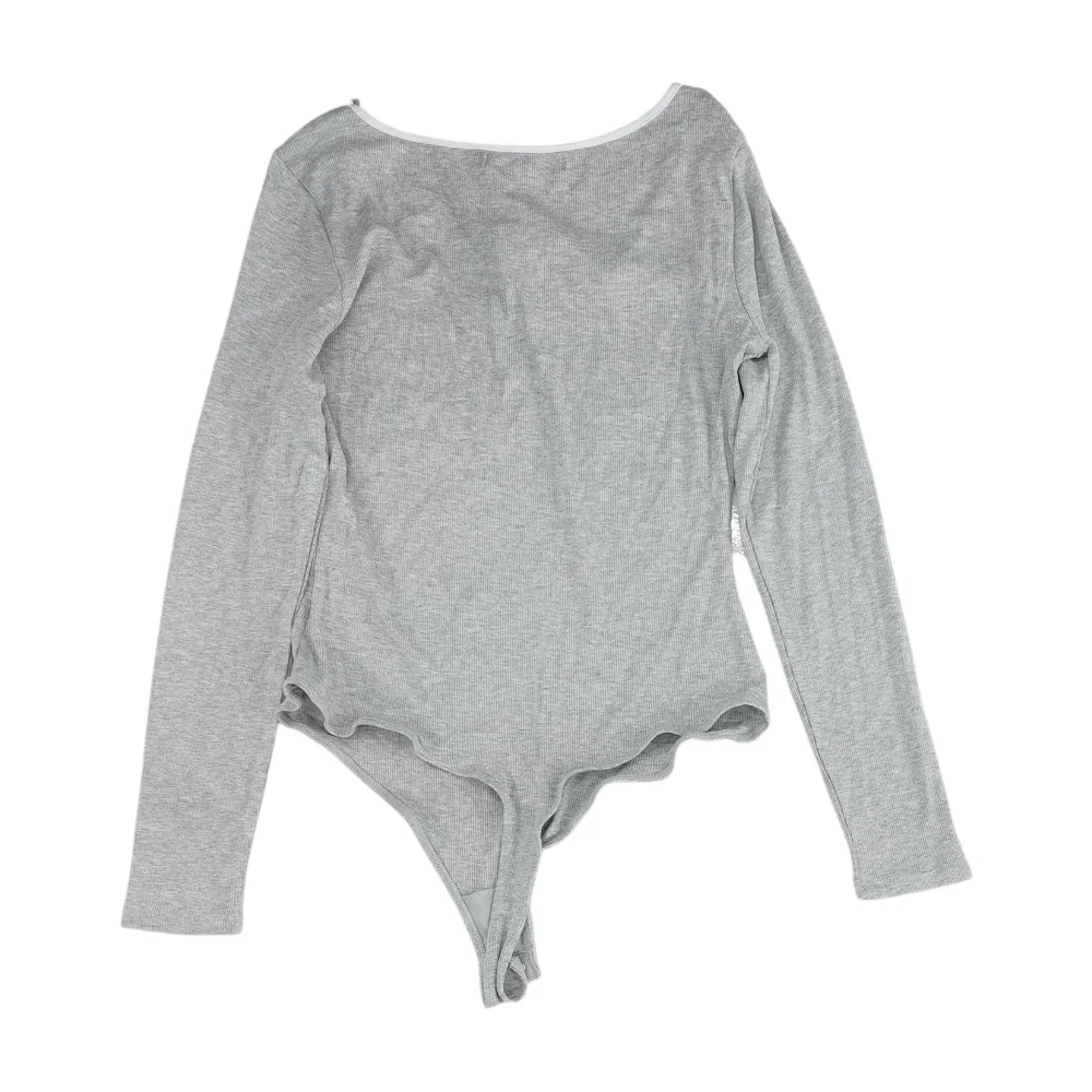 Gray Bodysuit Blouse - Image 2